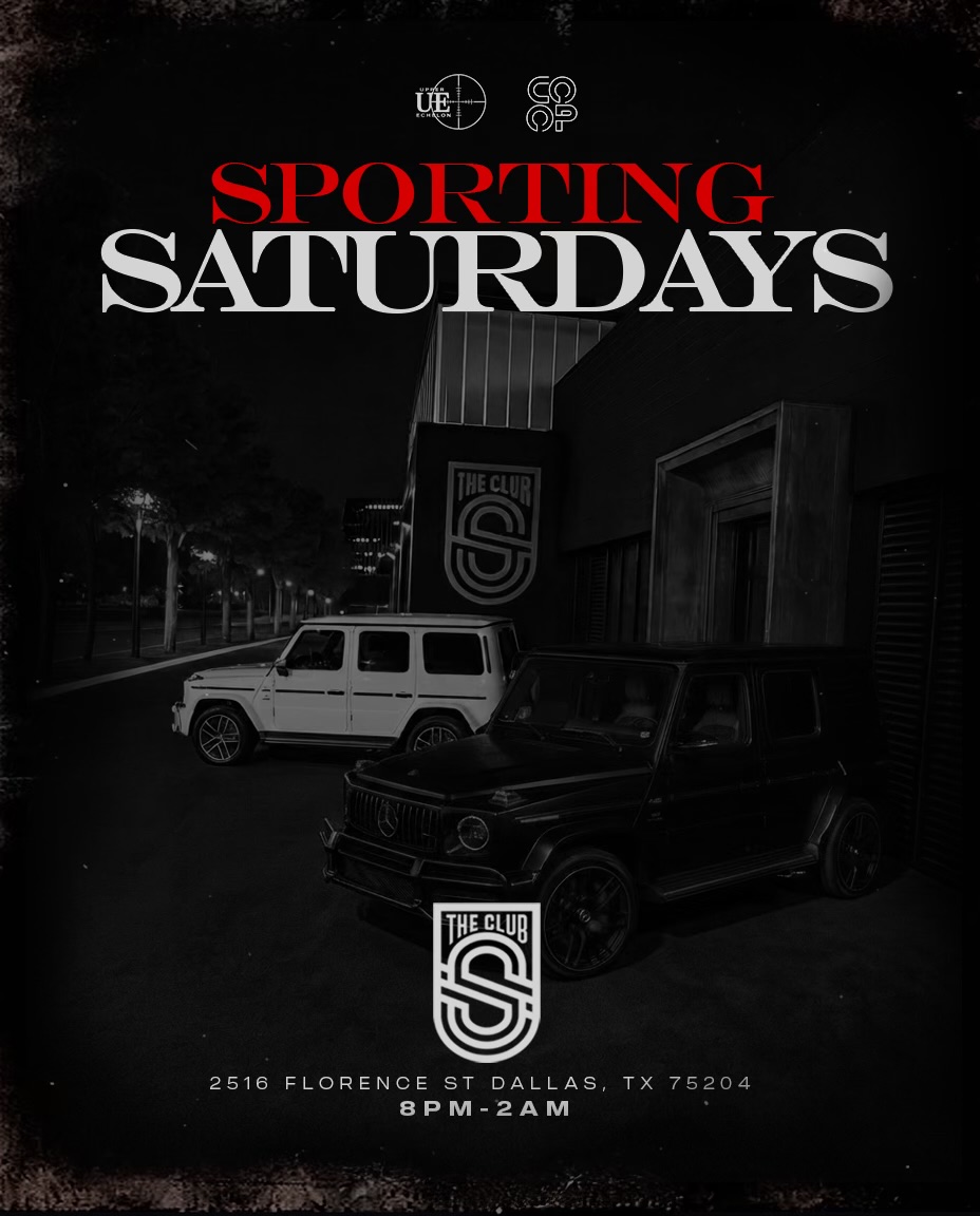 "Sporting Saturdays" @ Sporting Club! flyer