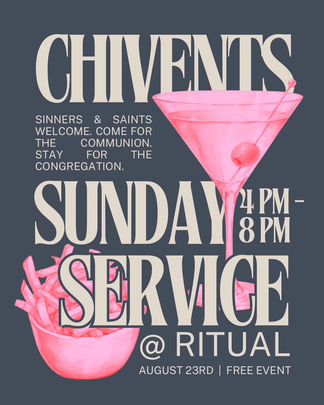 Sunday Service @ Ritual flyer