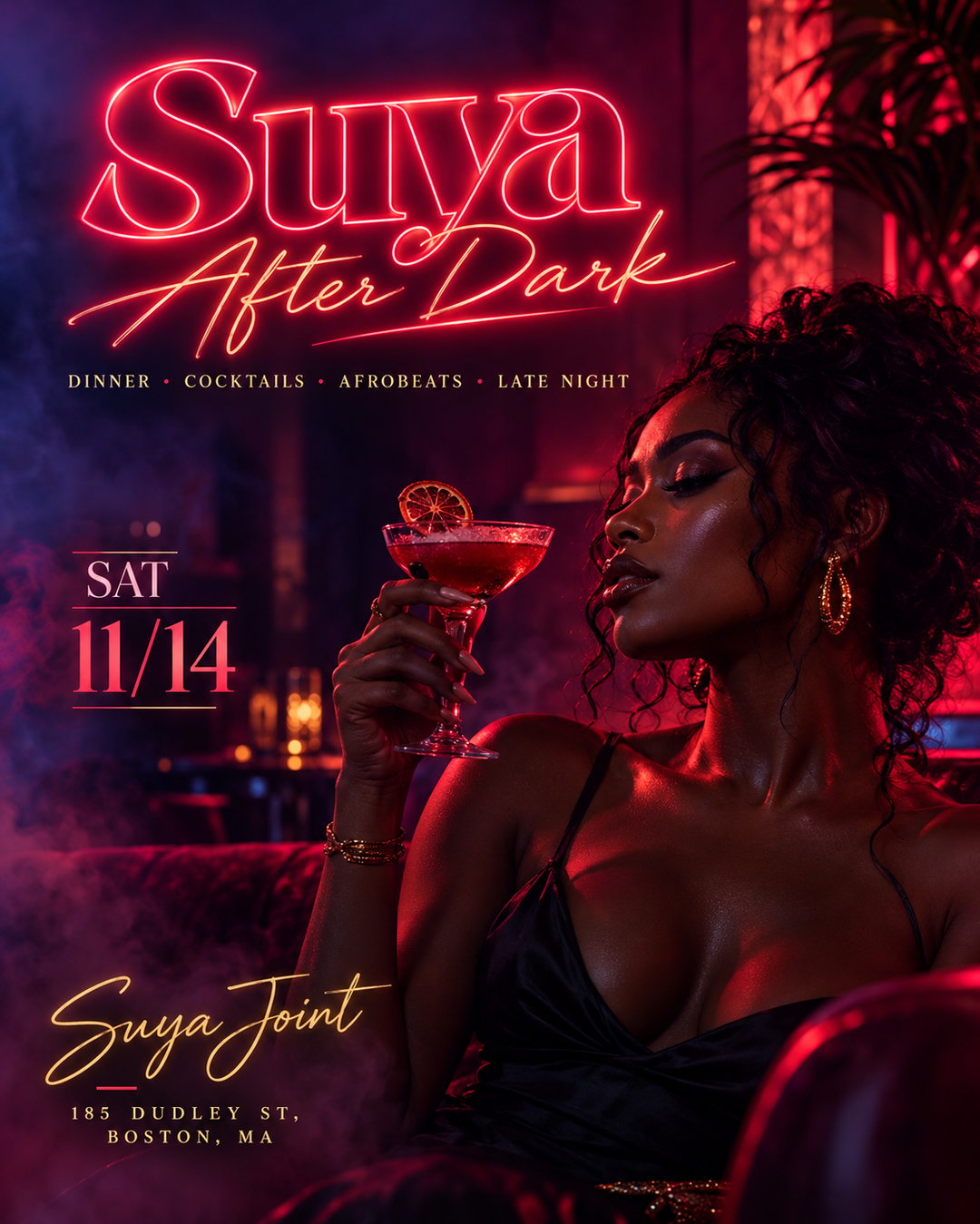 Suya After Dark flyer
