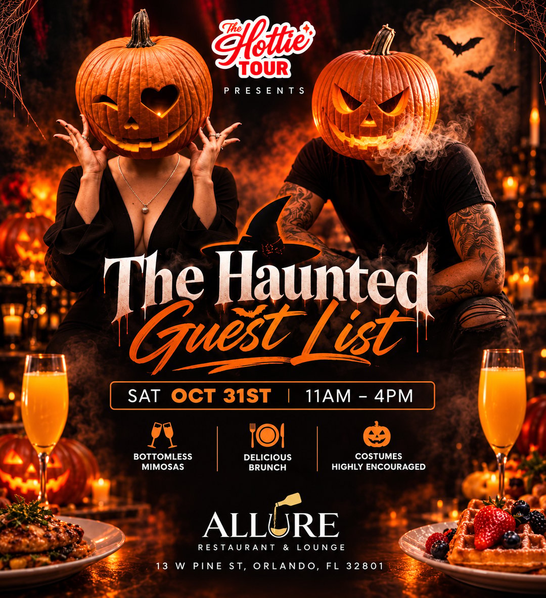 The Haunted Guest List flyer