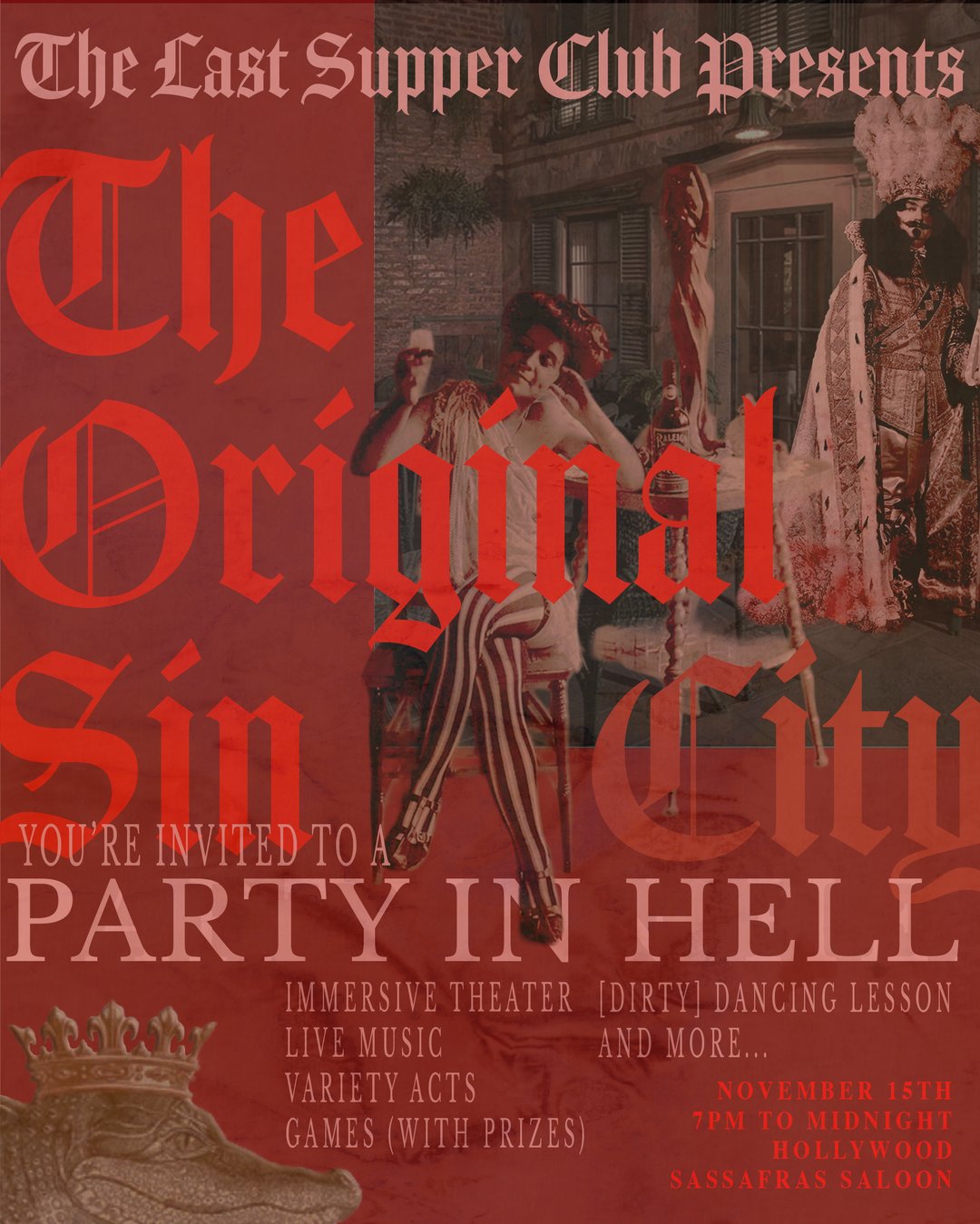 The Last Supper Club Presents: The Original Sin City (PRESALE) flyer