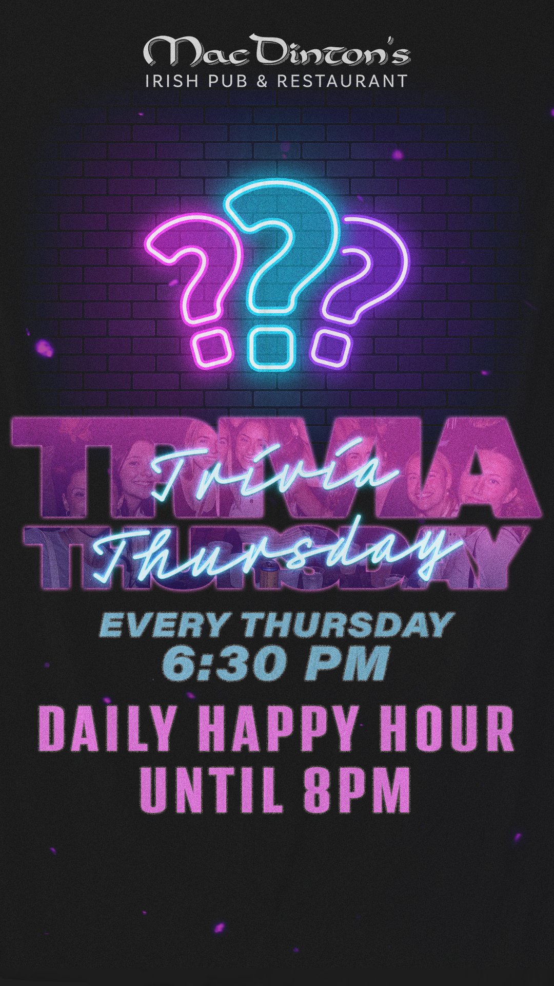 Thursday Trivia flyer