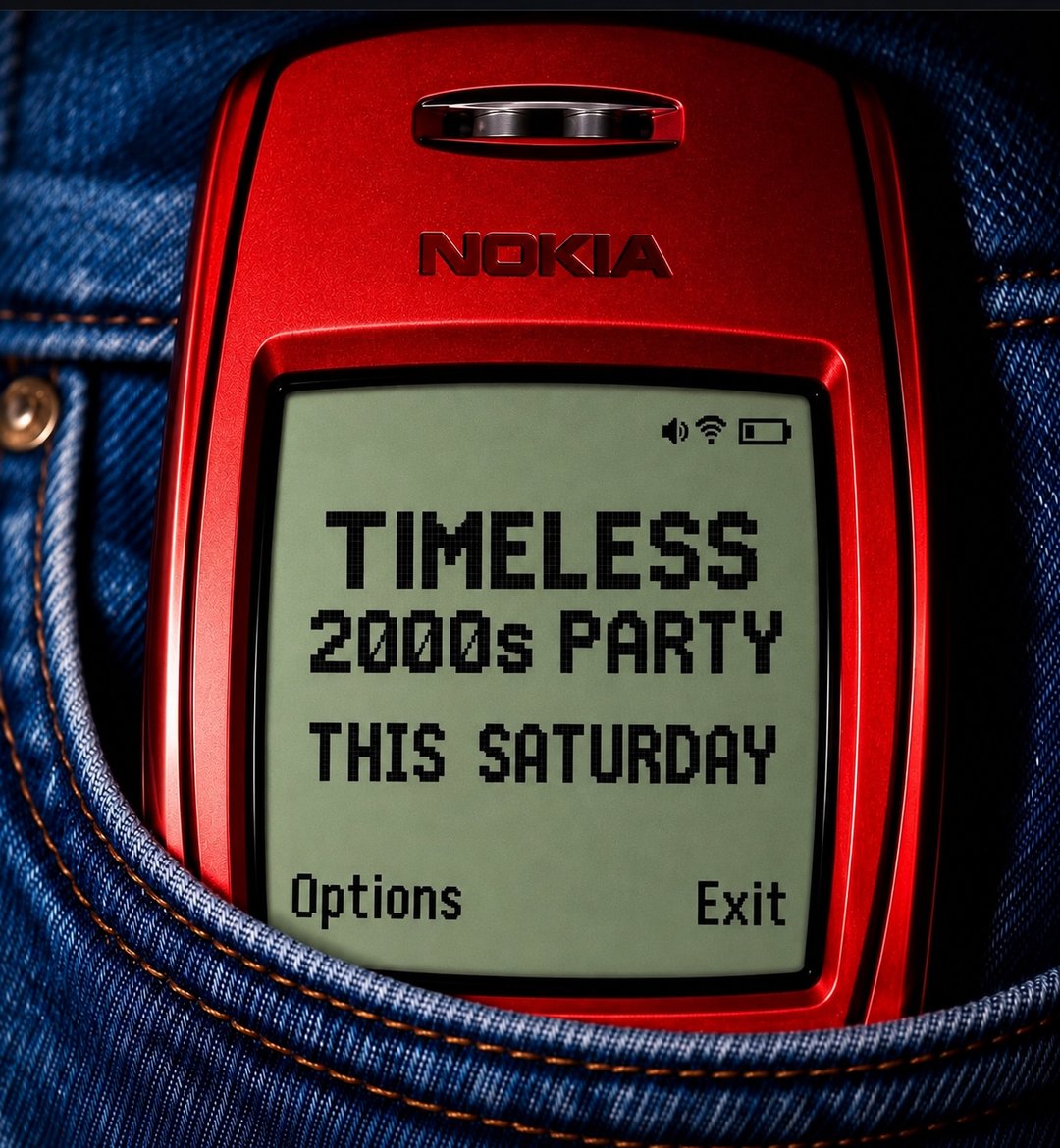 TIMELESS: 2000s Halloween flyer