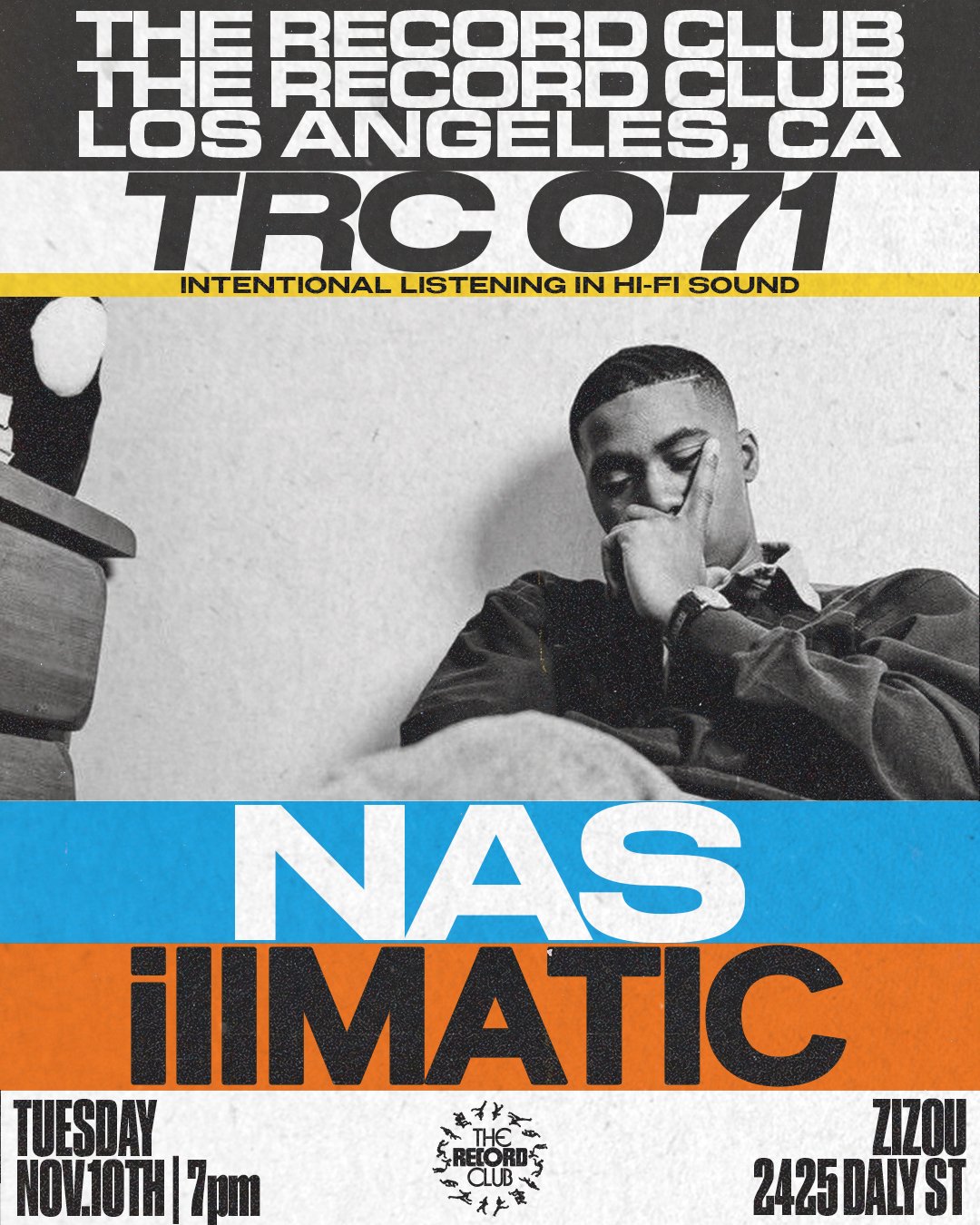 TRC 071 (LA): Nas - Illmatic flyer