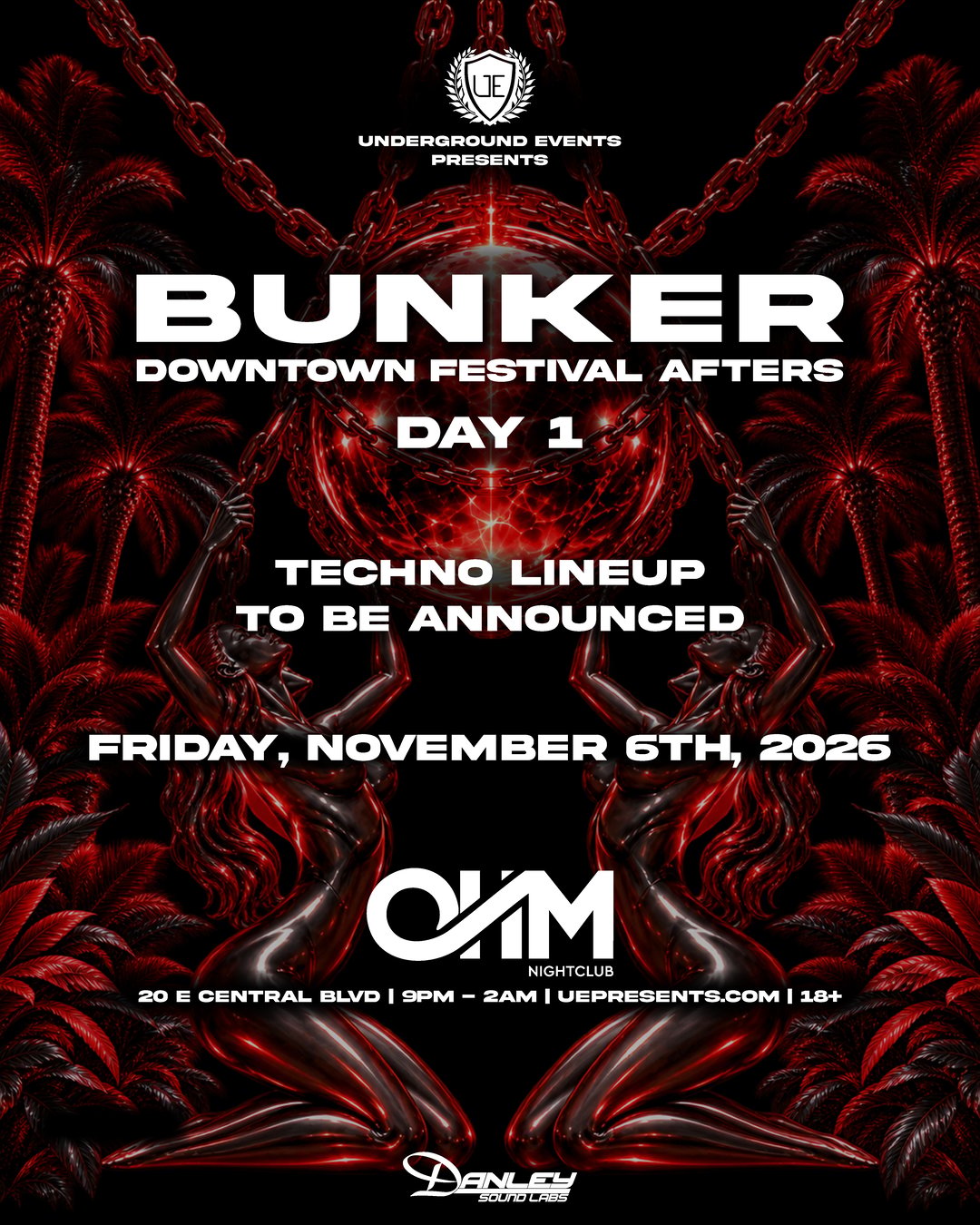 Underground Events Presents: Bunker Downtown Festival Afters | Day 1 flyer