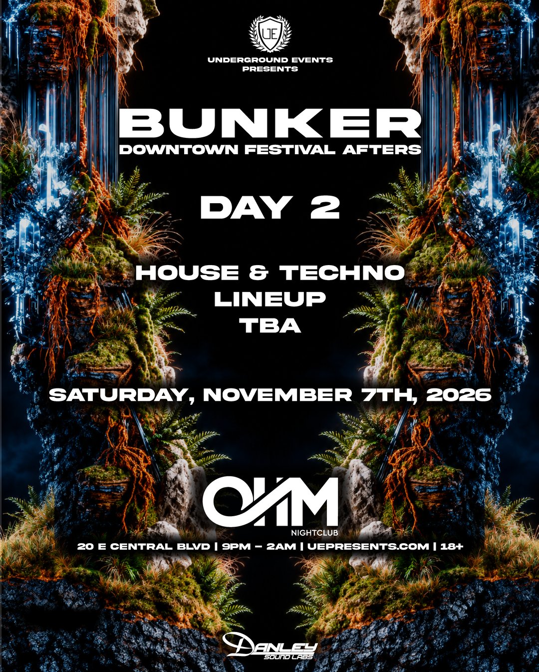 Underground Events Presents: Bunker Downtown Festival Afters | Day 2 flyer