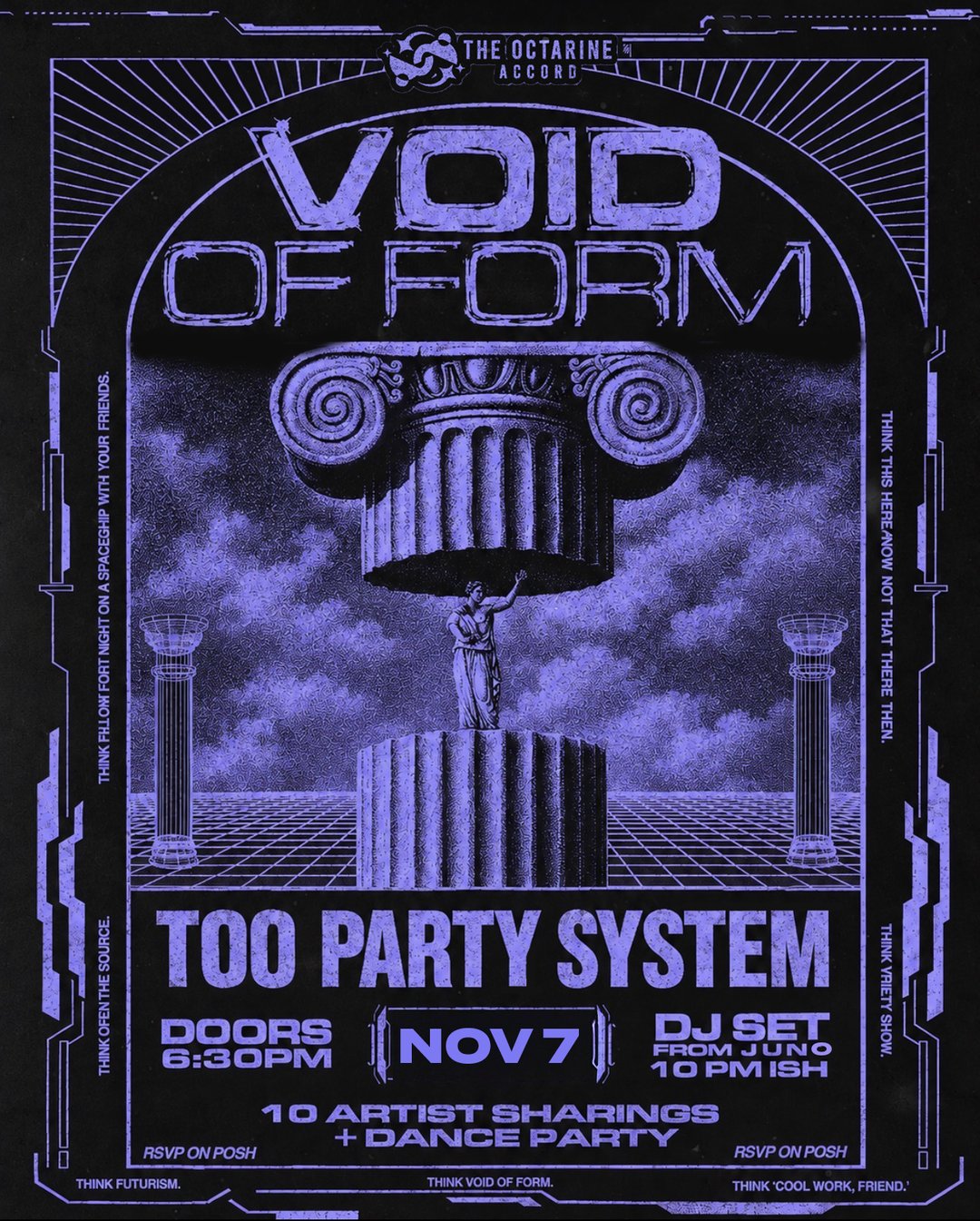 VOID OF FORM :: TOO PARTY SYSTEM flyer