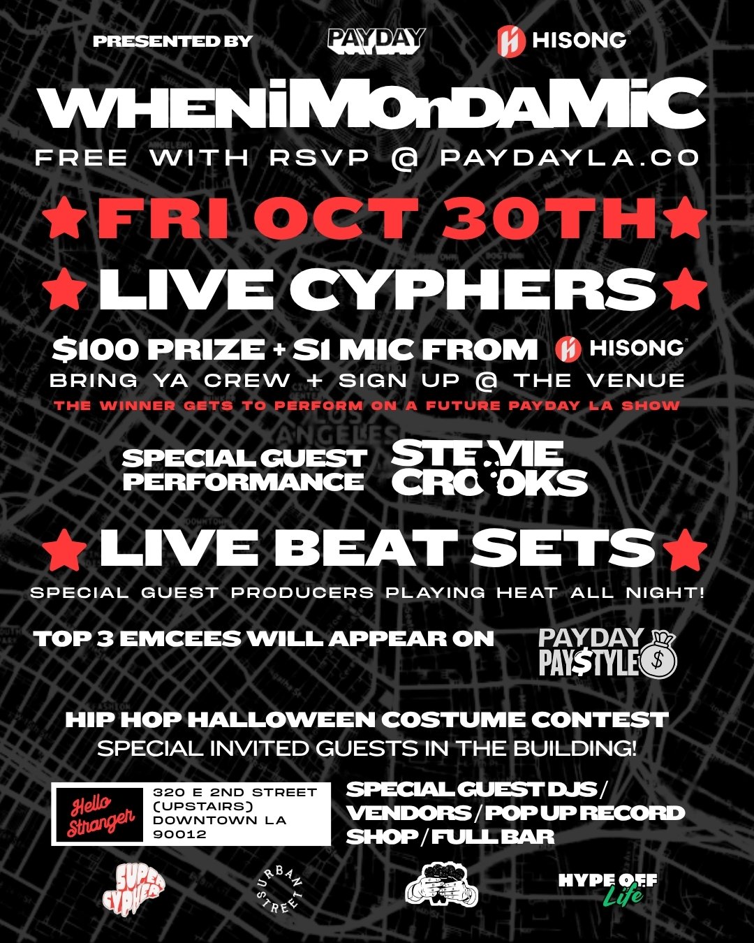 WhenimondaMic by PayDay LA flyer