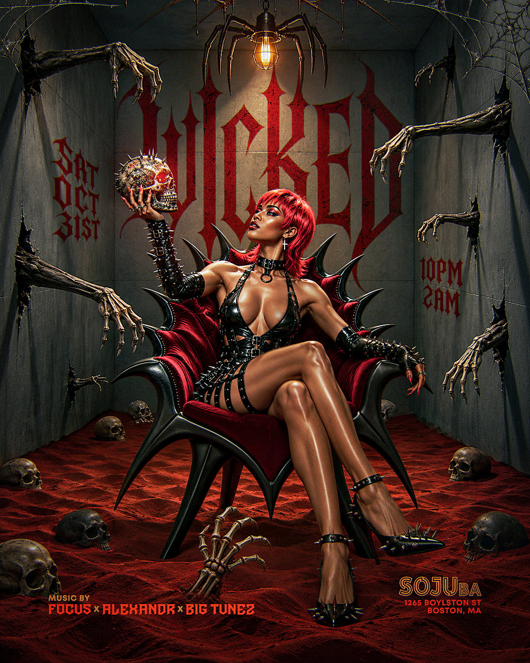 WICKED (Halloween Party) flyer