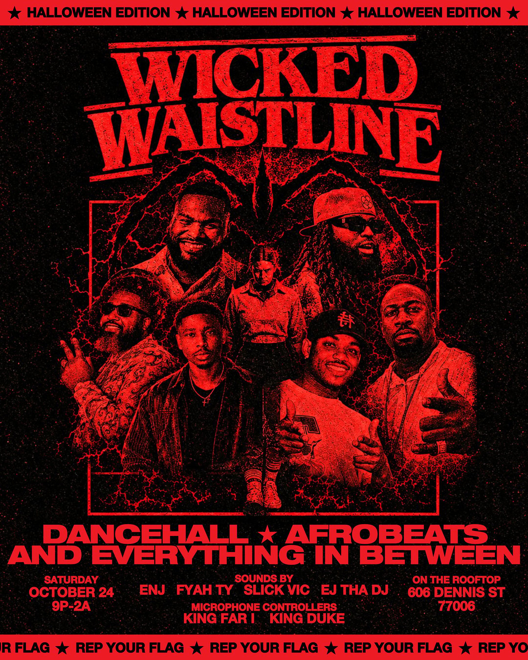 WICKED WAISTLINE : Halloween Edition flyer
