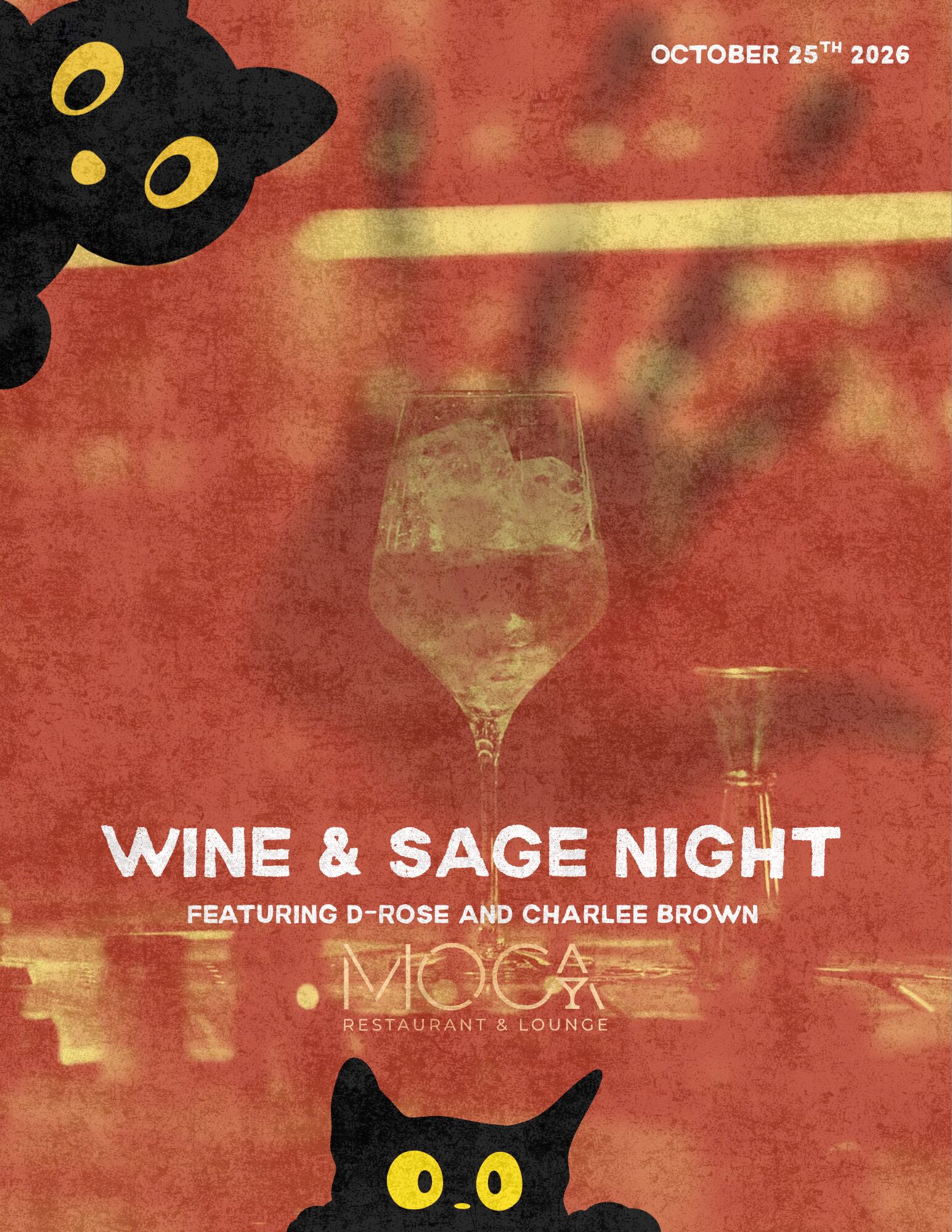 Wine & Sage Night: 005 (SPOOKY EDITION) flyer
