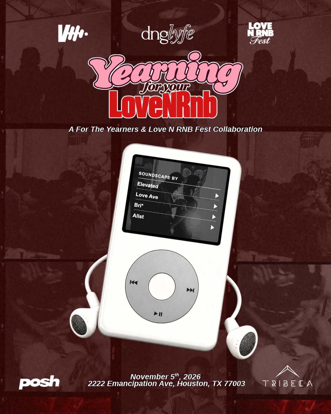 Yearning For Your LoveNRnB flyer